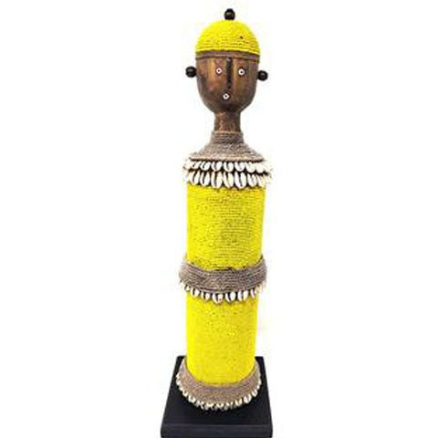 Beaded Namji Doll 53 Yellow