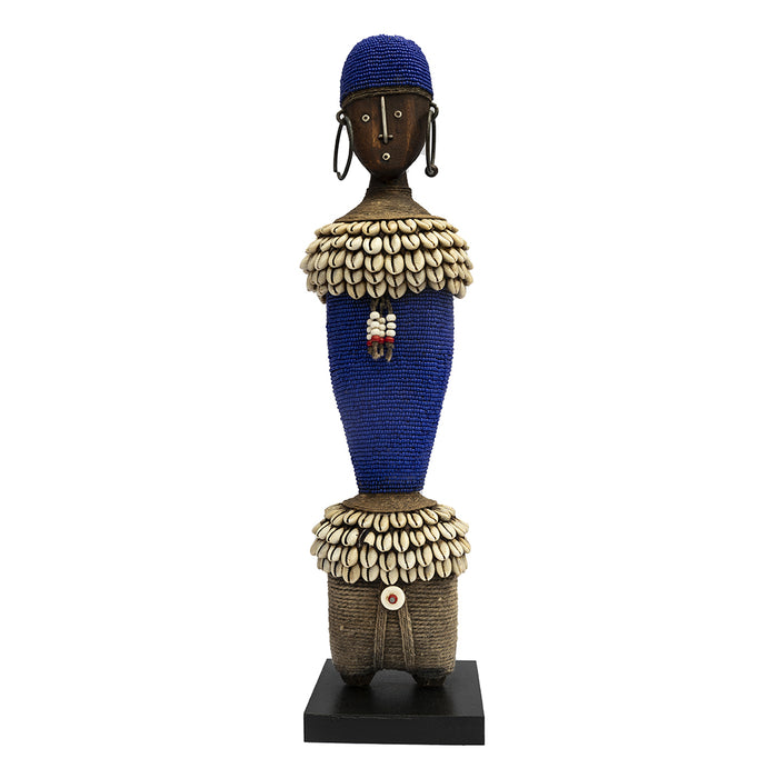 Beaded Namji Doll 58 Blue