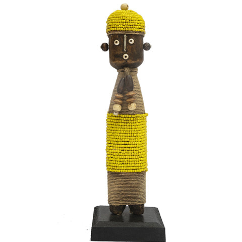 Beaded Namji Doll 72 Yellow