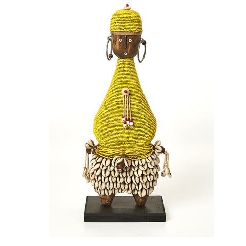 Beaded Namji Doll 75 Yellow