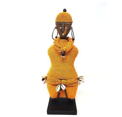 Beaded Namji Doll 82 Orange