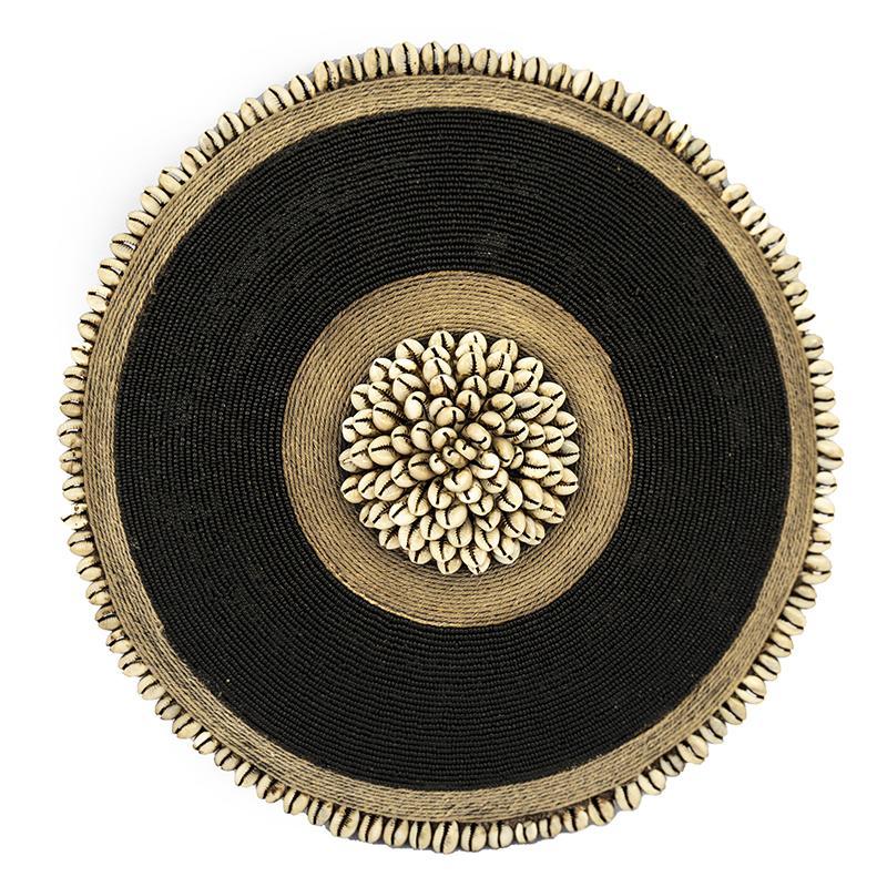 Beaded Cameroon Shield - Black