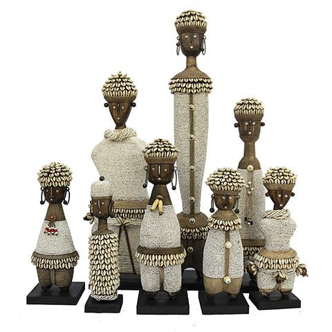 Beaded Namji Doll White Family 01