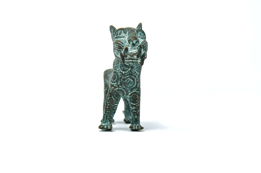 Mini Benin Bronze Leopards