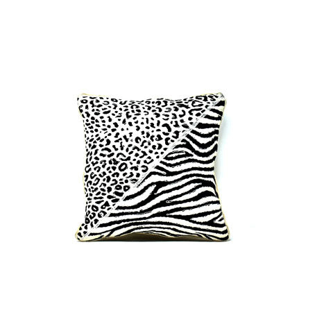 Cheetah & Giraffe Combo Pillow Cover