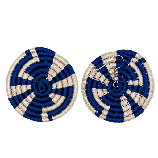 Disc Embroidery Earrings 02