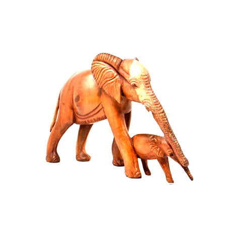 Elephant with Baby Sculpture 11