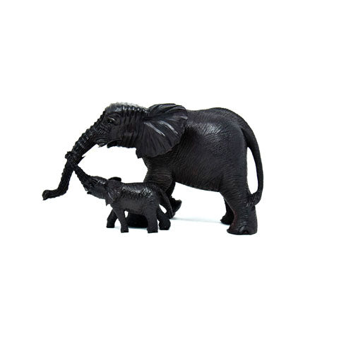 Elephant with Baby Sculpture 02