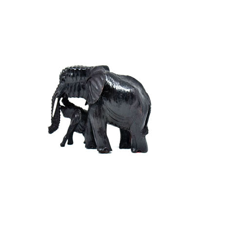 Elephant with Baby Sculpture 12