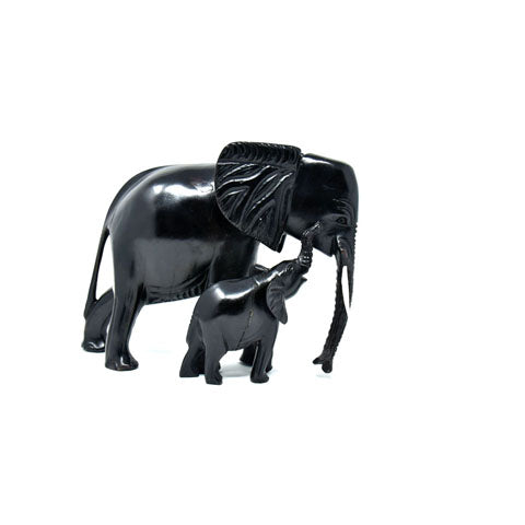 Elephant with Baby Sculpture 14