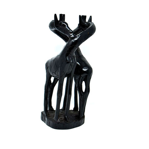 Giraffe Necking Sculpture 01