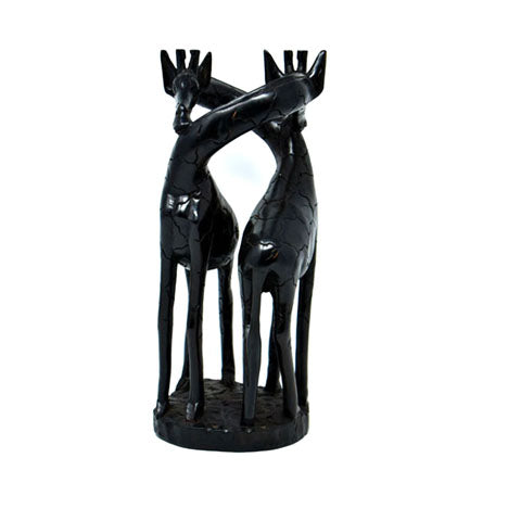 Giraffe Necking Sculpture 01
