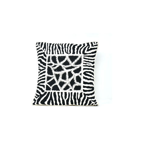 Giraffe & Zebra Combo Pillow Cover