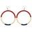 Hoop Embroidery Earrings 01