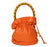 Maasai Mini Bucket Bag with Beaded Handle - Assorted Colors