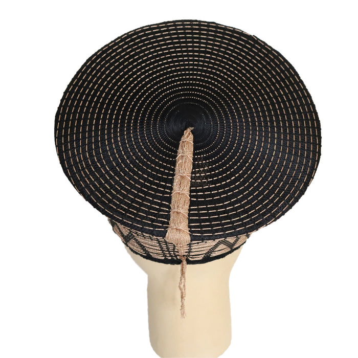 Zulu Narrow Basket Hat - Multi-Colored Pattern | Handmade in South Africa