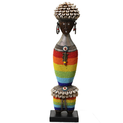 Beaded Namji Doll 38 Rainbow