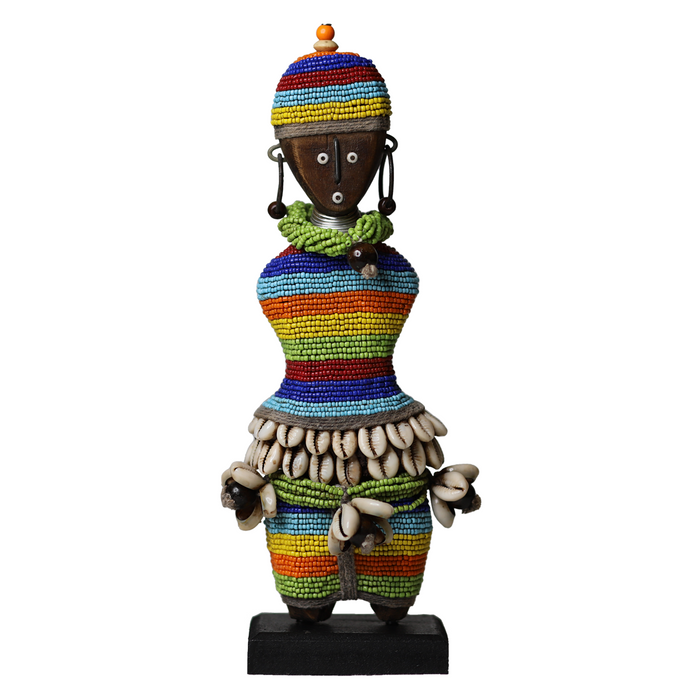 Beaded Namji Doll 94 Rainbow | Green