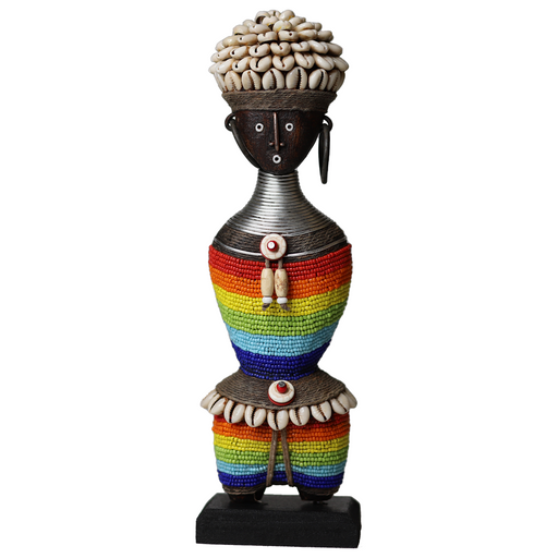 Beaded Namji Doll 44 Rainbow
