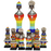 Beaded Namji Doll Rainbow Family