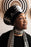 Zulu Beaded Bucket Hat - Isicholo Black & White | Handmade in South Africa