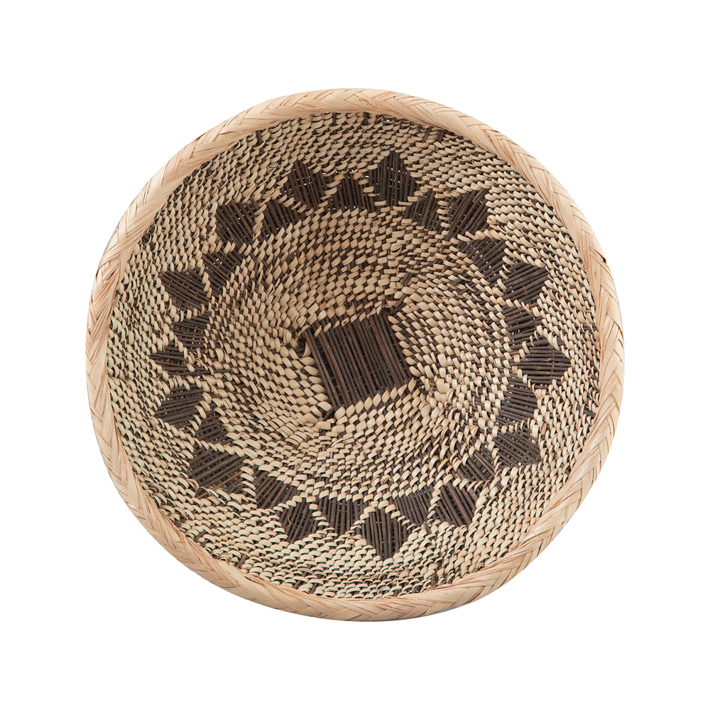 Zambia Double Weave Tonga Pattern Baskets | Small