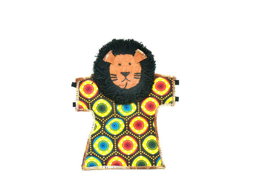 Kanga Lion Hand Puppet | Handmade in Tanzania