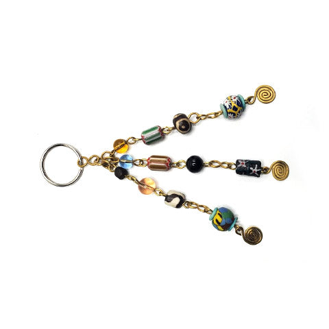 Key Chain Strands with Brass ends | Handmade in Tanzania