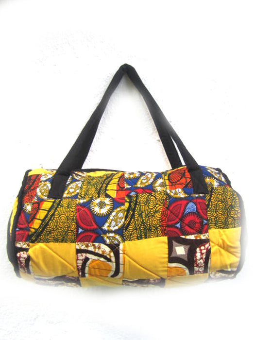 Kitenge Patch Duffle Bag 02