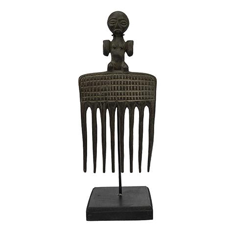 Kuba Figural Comb on Stand 02