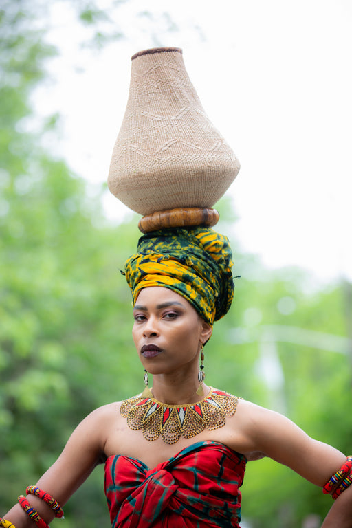 Tonga Buhera Natural Basket Vase - Various Sizes