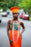 Zulu Beaded Skirt in Orange | Handmade in South Africa
