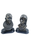 Maasai Couple Bust Sculpture