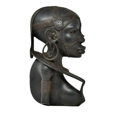 Maasai Warrior Woman Plaque