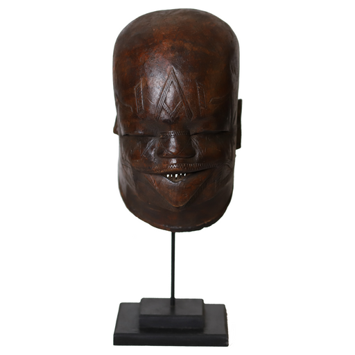 Makonde Helmet Mask (Lipiko) | Hand carved in Tanzania