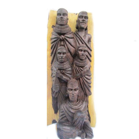 Masai Family Sculpture 1