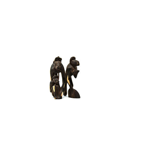 Monkey Family Sculpture 02