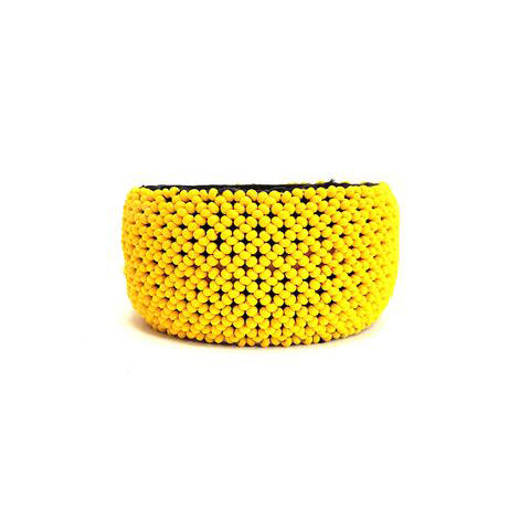 Moyo Beaded Bangle Yellow