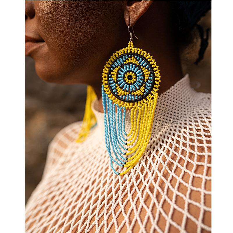 Mwamvuli Beaded Earrings 08