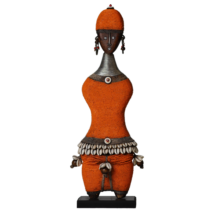 Beaded Namji Doll 93 Orange