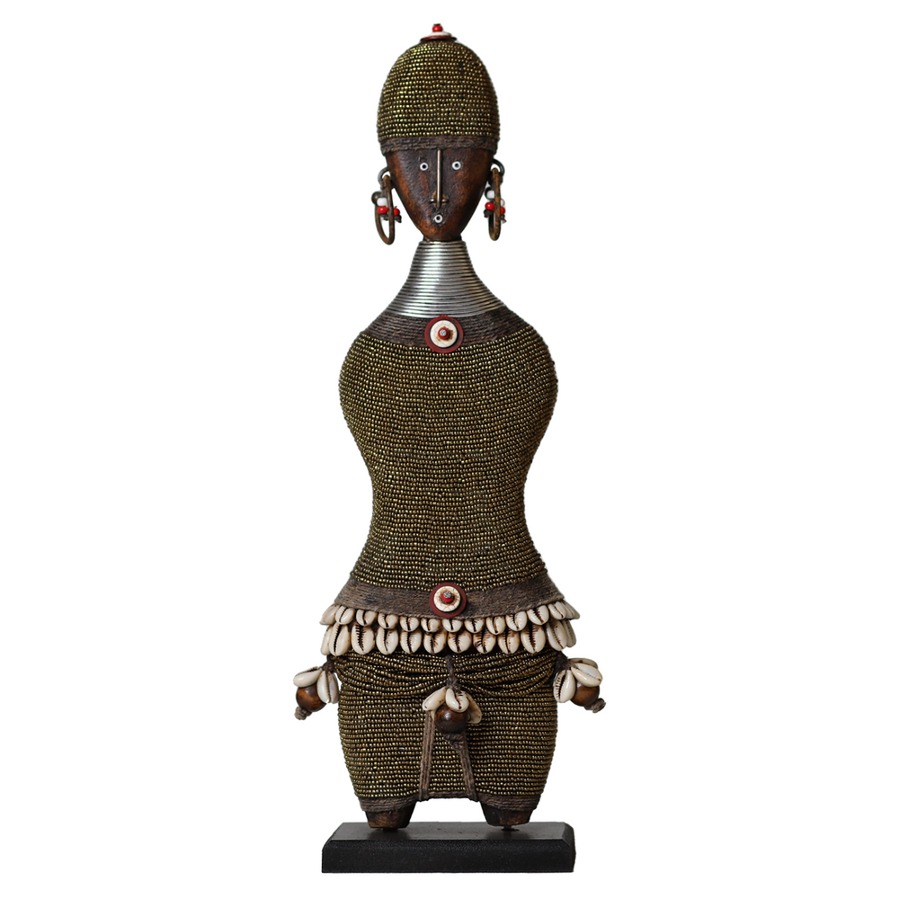 Beaded Namji Doll 93 Gold