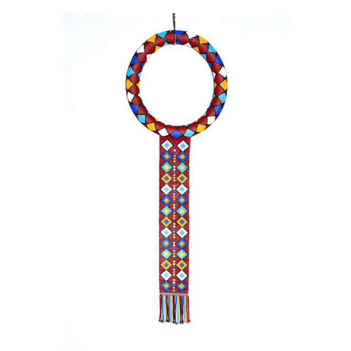 Ndebele Neck Ring with Tie 05