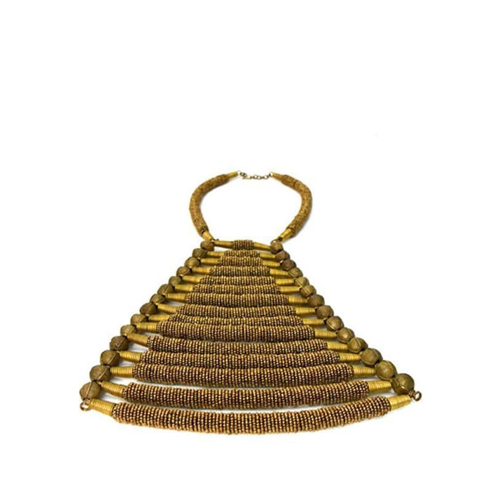 Pyramid Stair Necklace | Handmade in Kenya