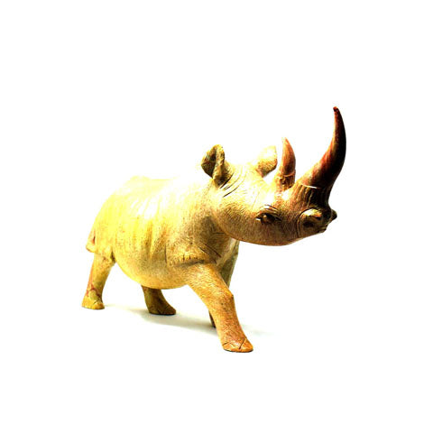 Rhinoceros Soapstone Sculpture 01