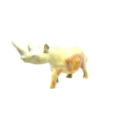 Rhinoceros Soapstone Sculpture 02