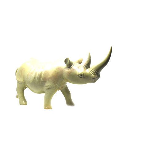 Rhinoceros Soapstone Sculpture 02