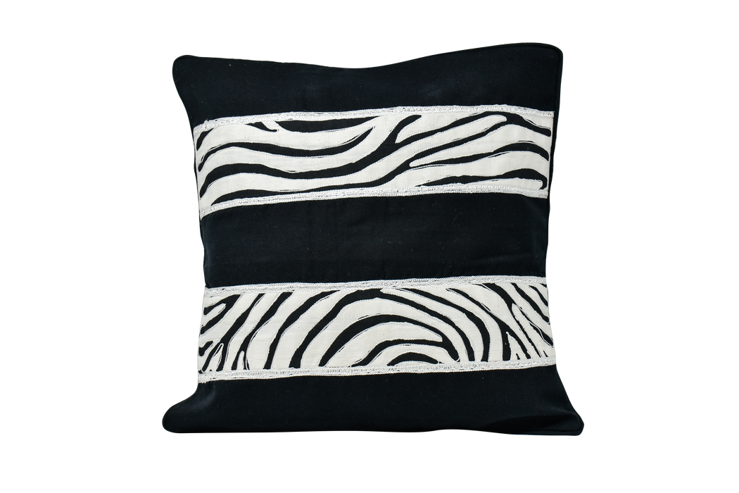 Zebra Batik Pillow Cover 01