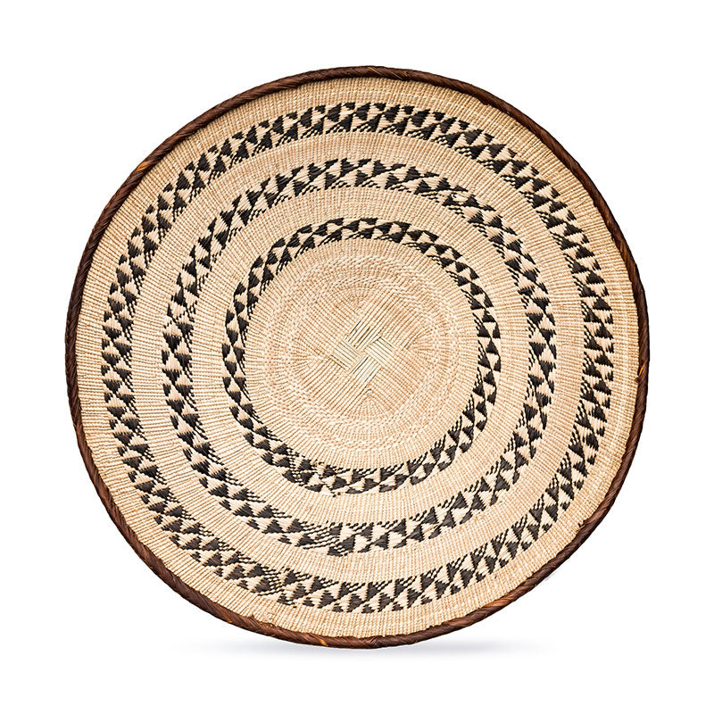 Tonga Pattern Platter Basket | Large