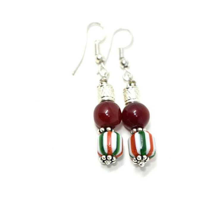 Trade Beads Earrings 04