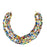 Trade Beads Necklace Five Strand